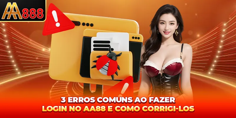 3 erros comuns ao fazer entrar AA88 e como corrigi-los 3 erros comuns ao fazer entrar AA88 e como corrigi-los