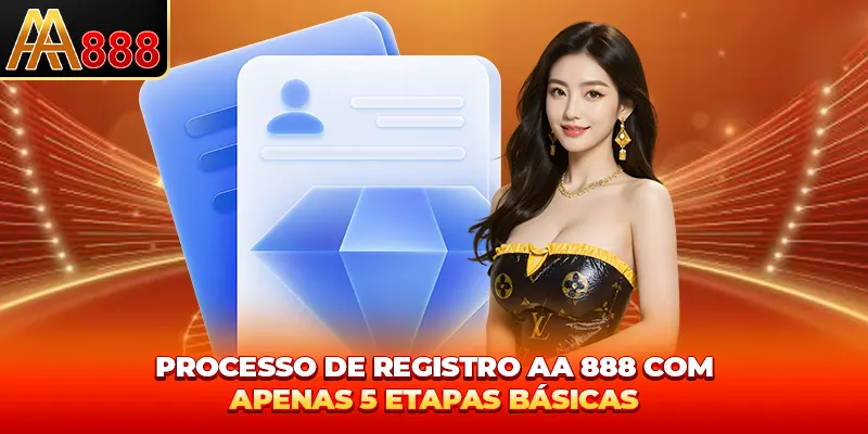 Processo de registrar AA888 com apenas 5 etapas básicas Processo de registrar AA888 com apenas 5 etapas básicas