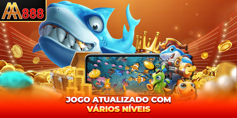 Jogo atualizado com vários níveis